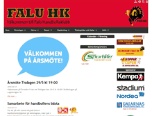 Tablet Screenshot of faluhk.se